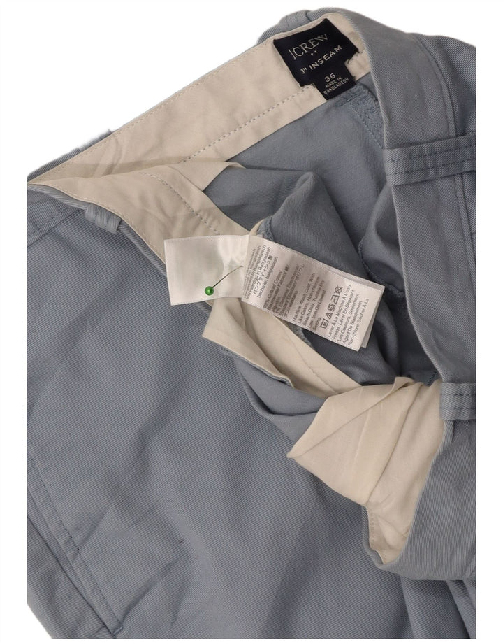 J. CREW Chino-shorts til mænd W36 store blå bomuld
