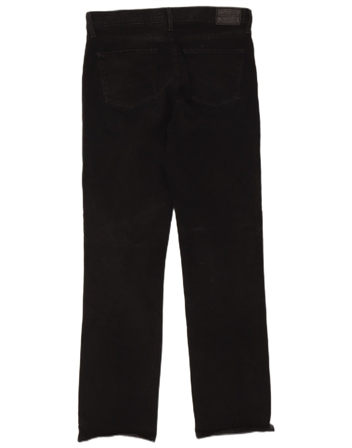 Levi's Dame 314 Shaping Straight Jeans W30 L32 Sort Bomuld