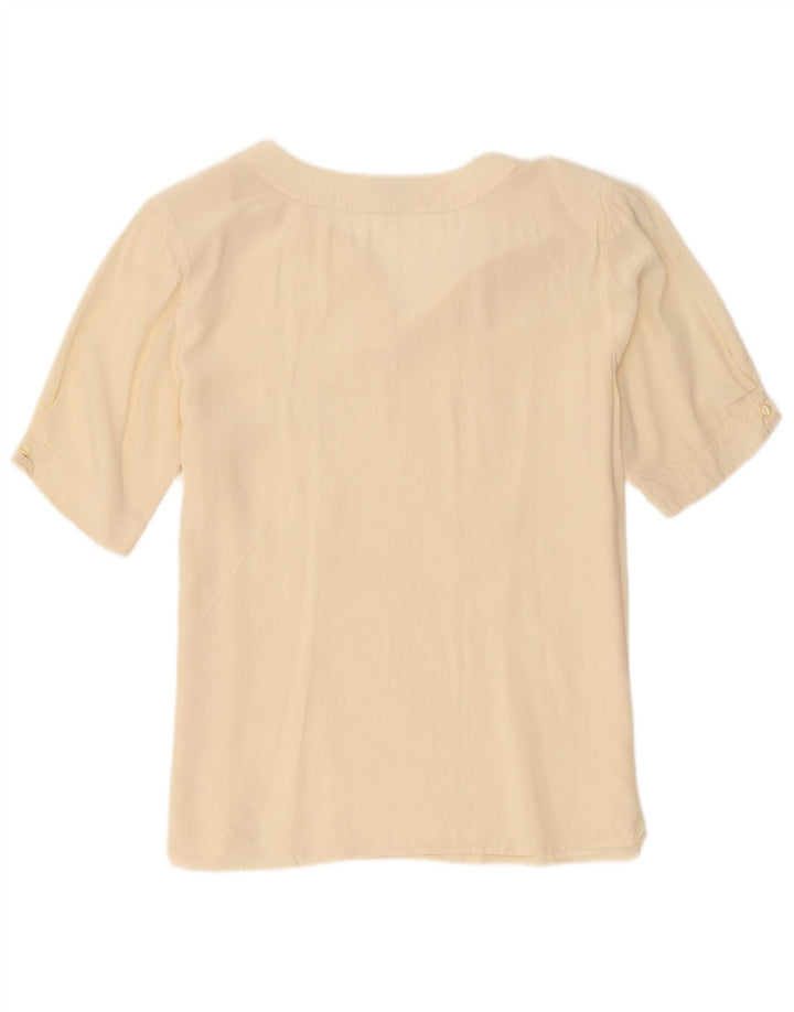 Ballon Dame Bluse Top EU 38 Medium Beige Silke
