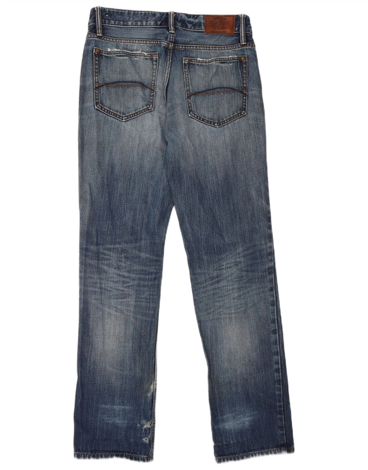 Fat Face Herre Straight Jeans W30 L31 Blå Bomuld