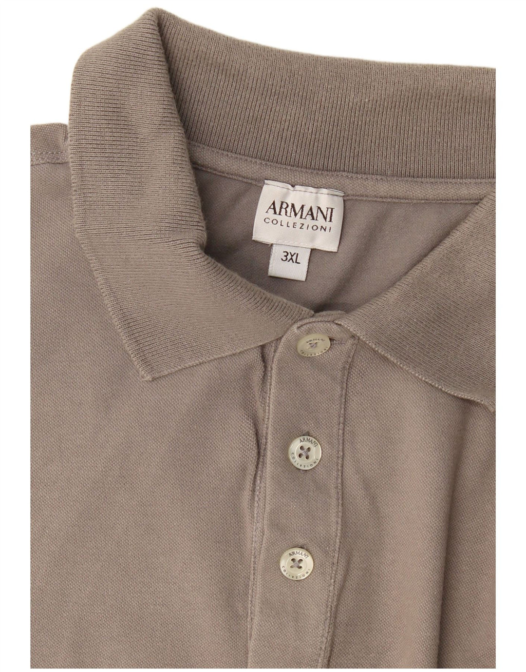 Armani Collezioni herre poloshirt 3XL Grå