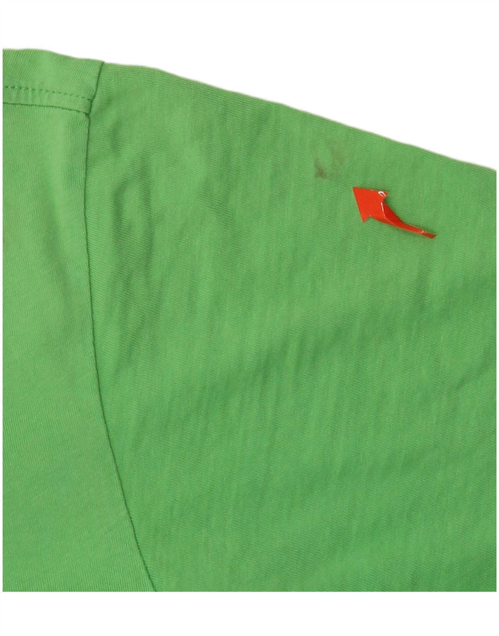 Champion Herre Grafisk T-Shirt Top Medium Grøn