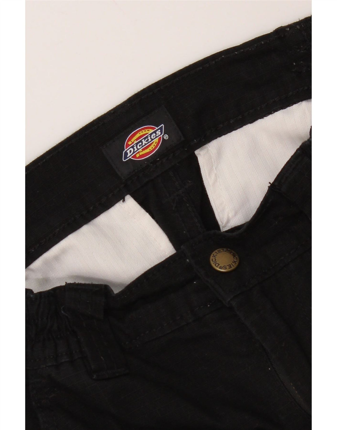 Dickies Dame Straight Cargo Bukser W26 L27 Sort