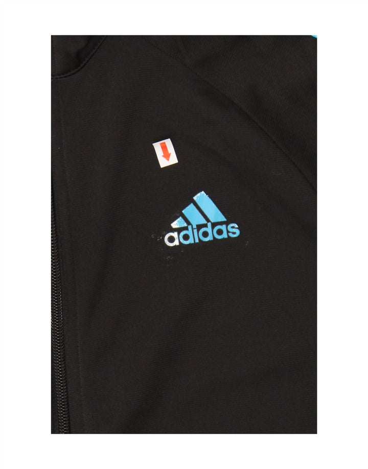 ADIDAS Mens Tracksuit Top Jacket UK 36/38 Small Black Polyester Vintage Adidas and Second-Hand Adidas from Messina Hembry 