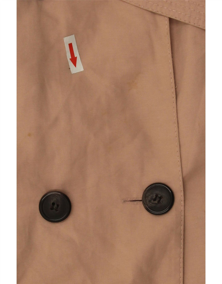 Marks & Spencer Trench Coat til kvinder UK 10 Small Pink Bomuld