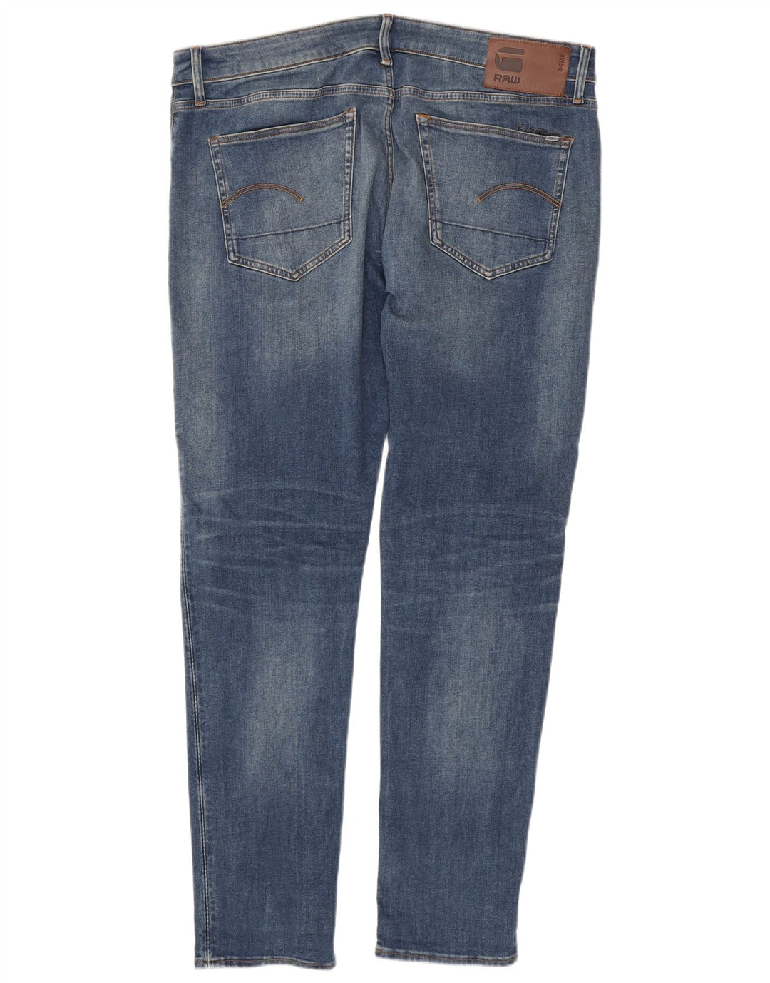 G-STAR Herre 3301 Slim Jeans W38 L34 Blå Bomuld