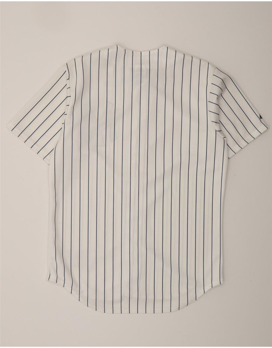 MAJESTIC Herre New York Yankees Grafisk Jersey Top Medium White Pinstripe