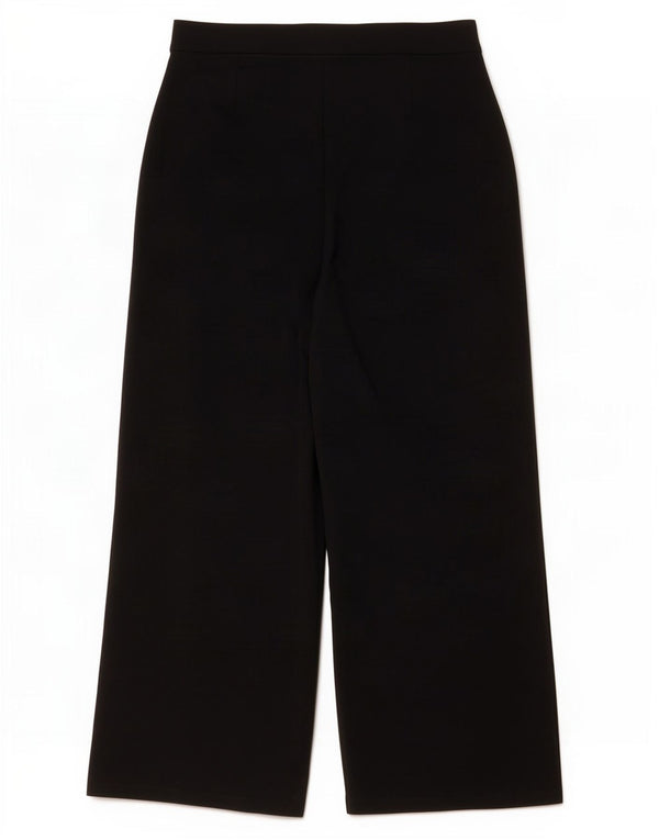 Marks & Spencer Dame Loose Fit Casual Bukser UK 16 Large W34 L28 Black