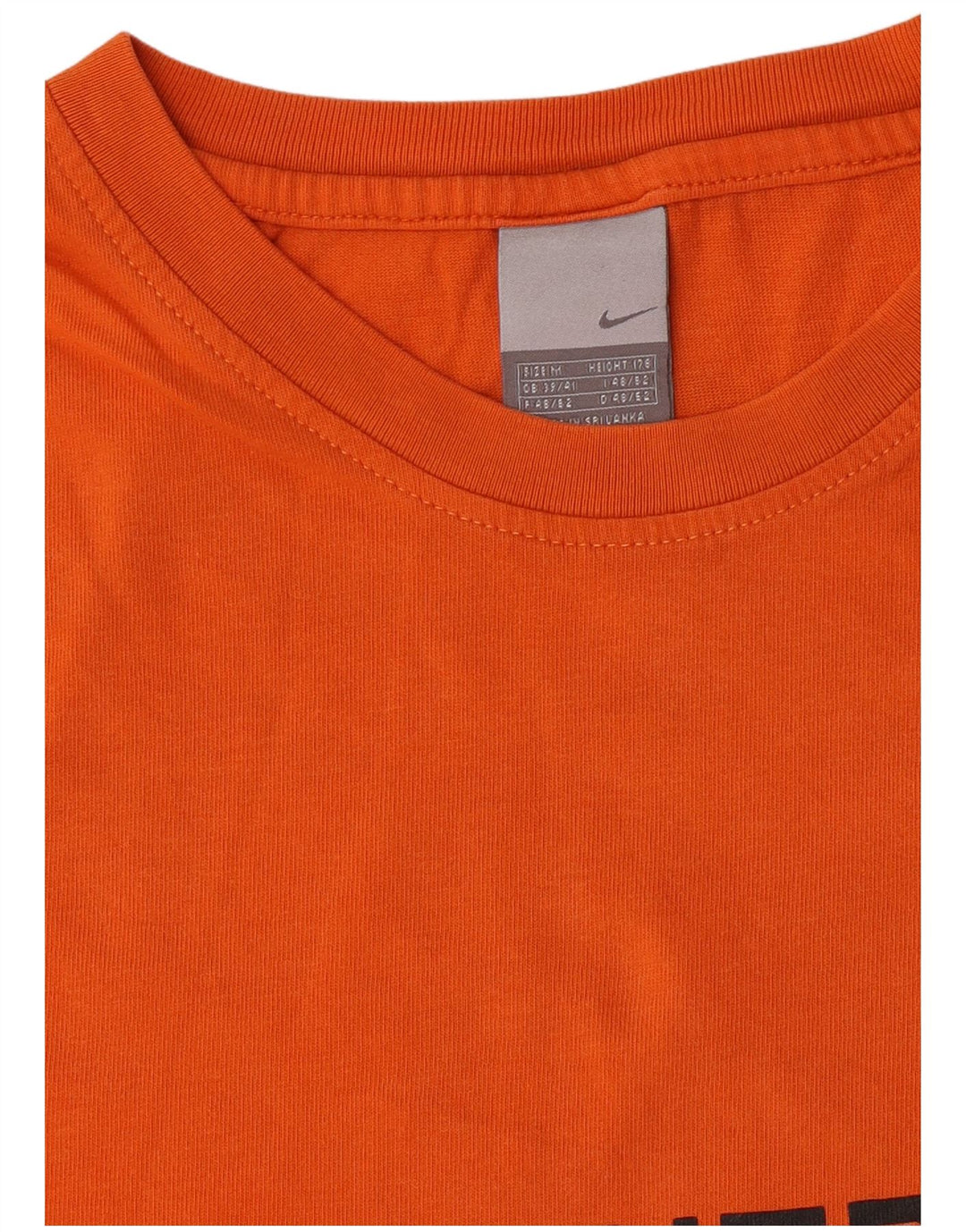 Nike grafisk T-shirt top til mænd UK 39/41 Medium Orange
