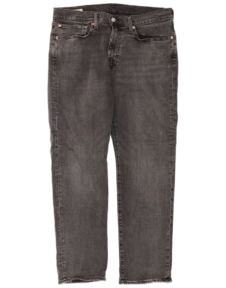 Levi's Herre 514 Straight Jeans W34 L30 Grå Bomuld