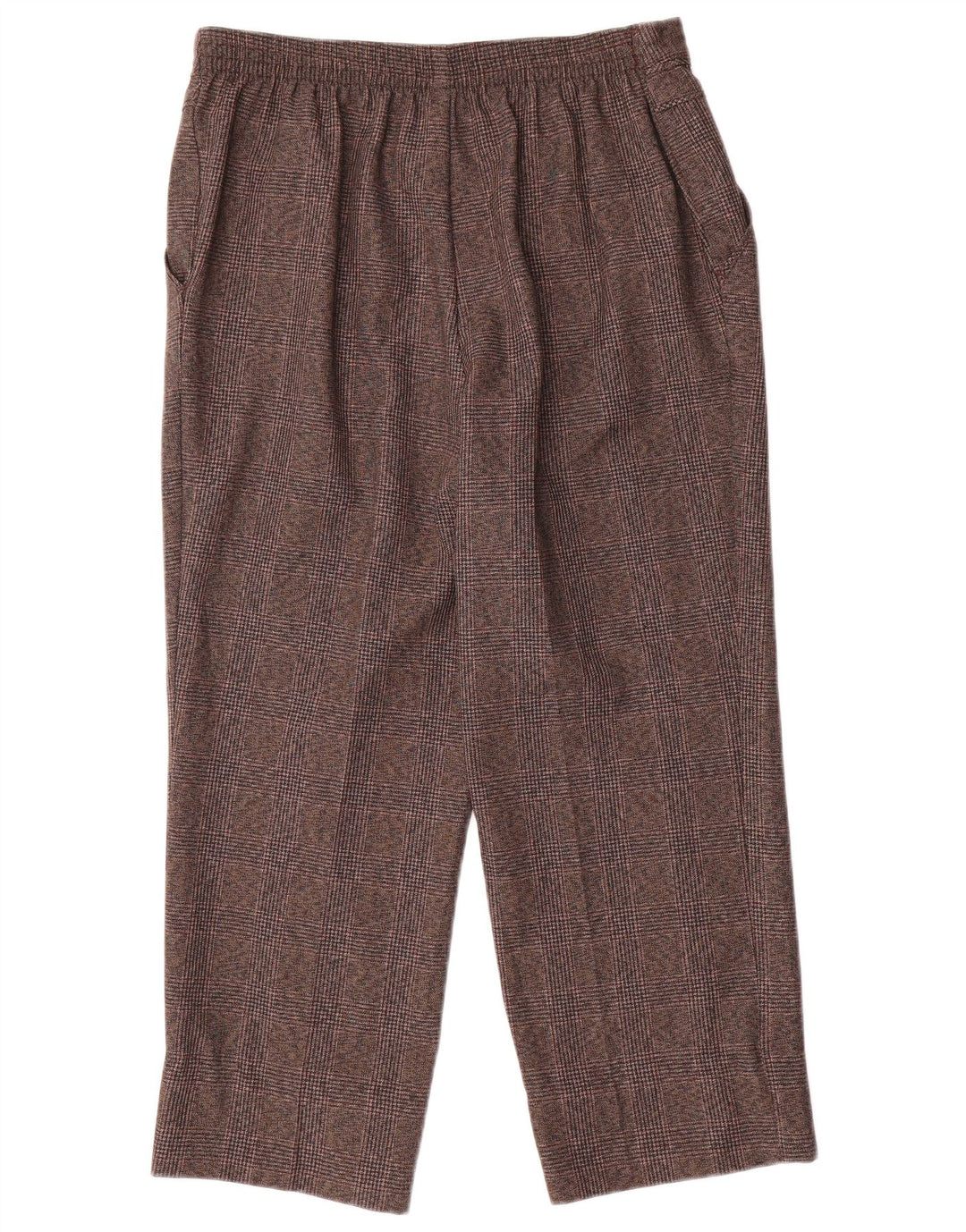Marks & Spencer Dame Cropped Trousers UK 12 Medium W28 L24 Grå
