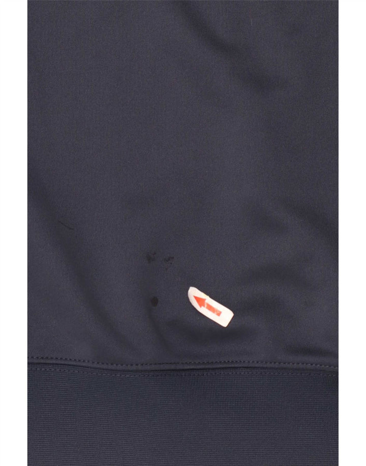 Nike Hættetrøje med lynlås til mænd, lille marineblå Colourblock Polyester