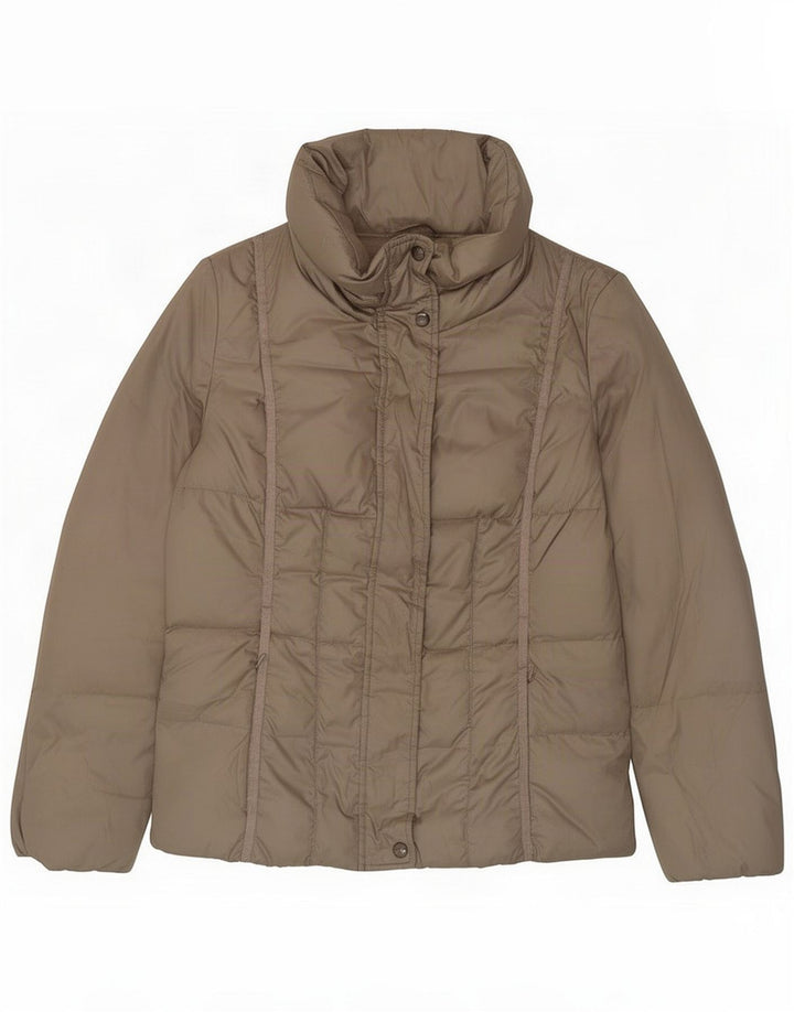 Geox Womens Respira Polstret jakke UK 12 Medium Khaki Polyester