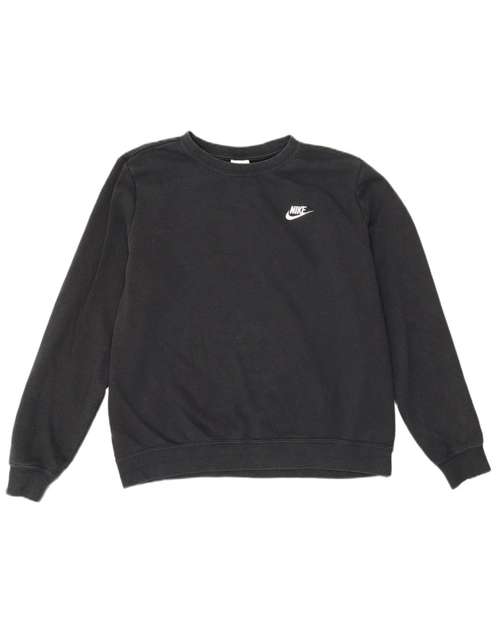 Nike Sweatshirt til mænd, stor sort bomuld