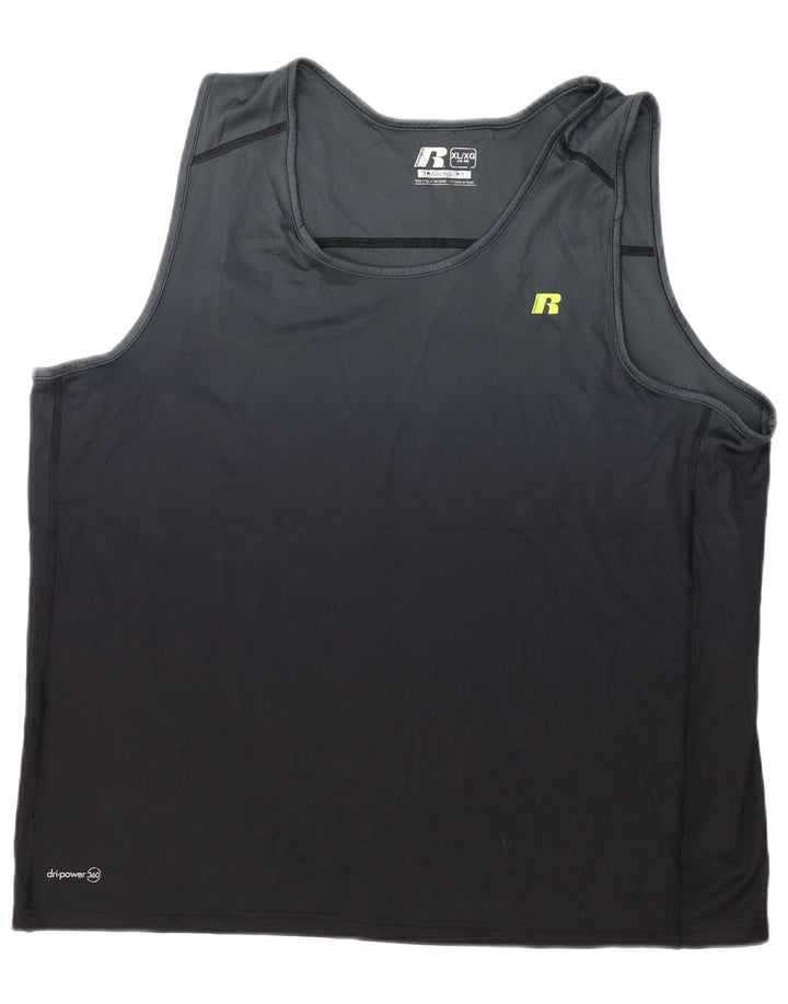 RUSSELL ATHLETIC Herrevest Top UK 46/48 XL Sort Polyester