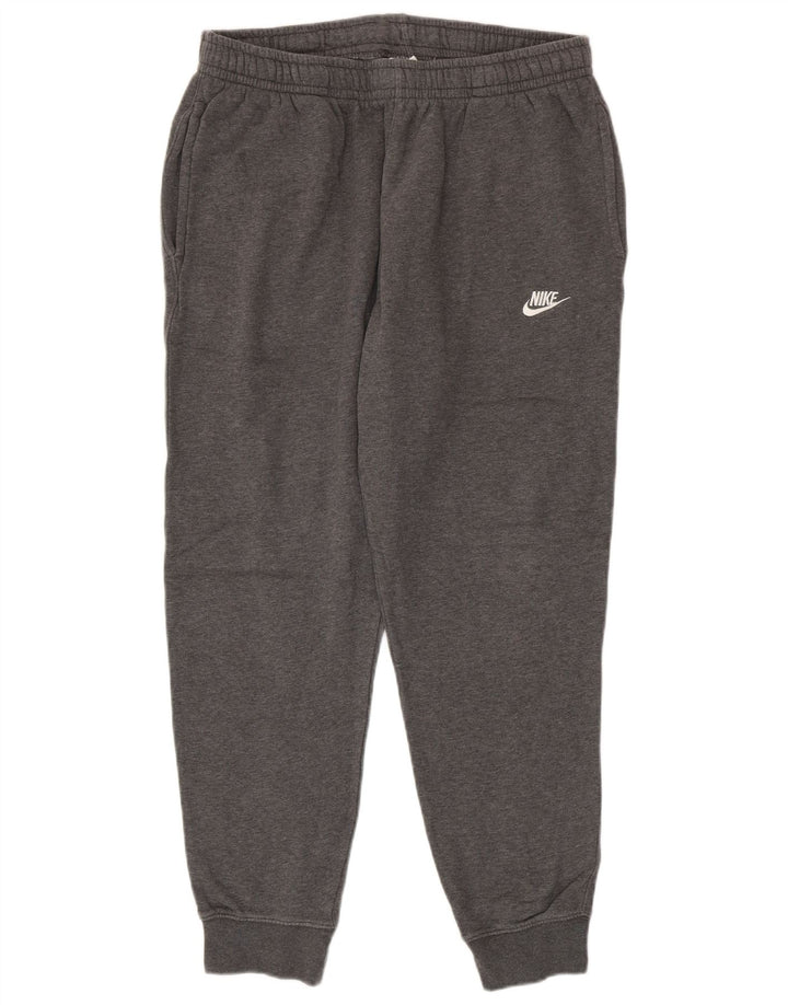 Nike træningsdragt bukser til mænd, joggers, store grå flækkede bomuld