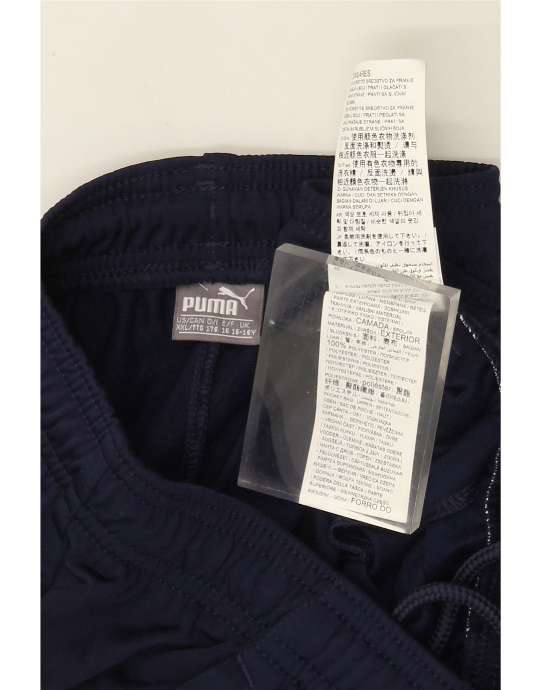 Puma Træningsdragtbukser til drenge 15-16 år Marineblå polyester