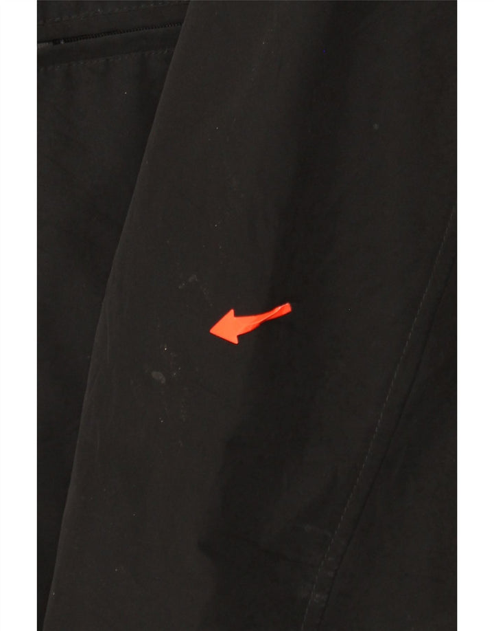 Blå Side Herre Loose Fit Utility Jacket UK 36 Small Black Polyester