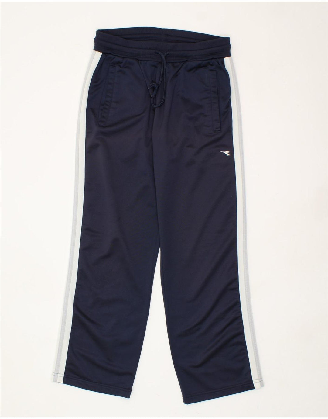 DIADORA Mens Tracksuit Trousers XL  Navy Blue Colourblock Polyester Vintage Diadora and Second-Hand Diadora from Messina Hembry 