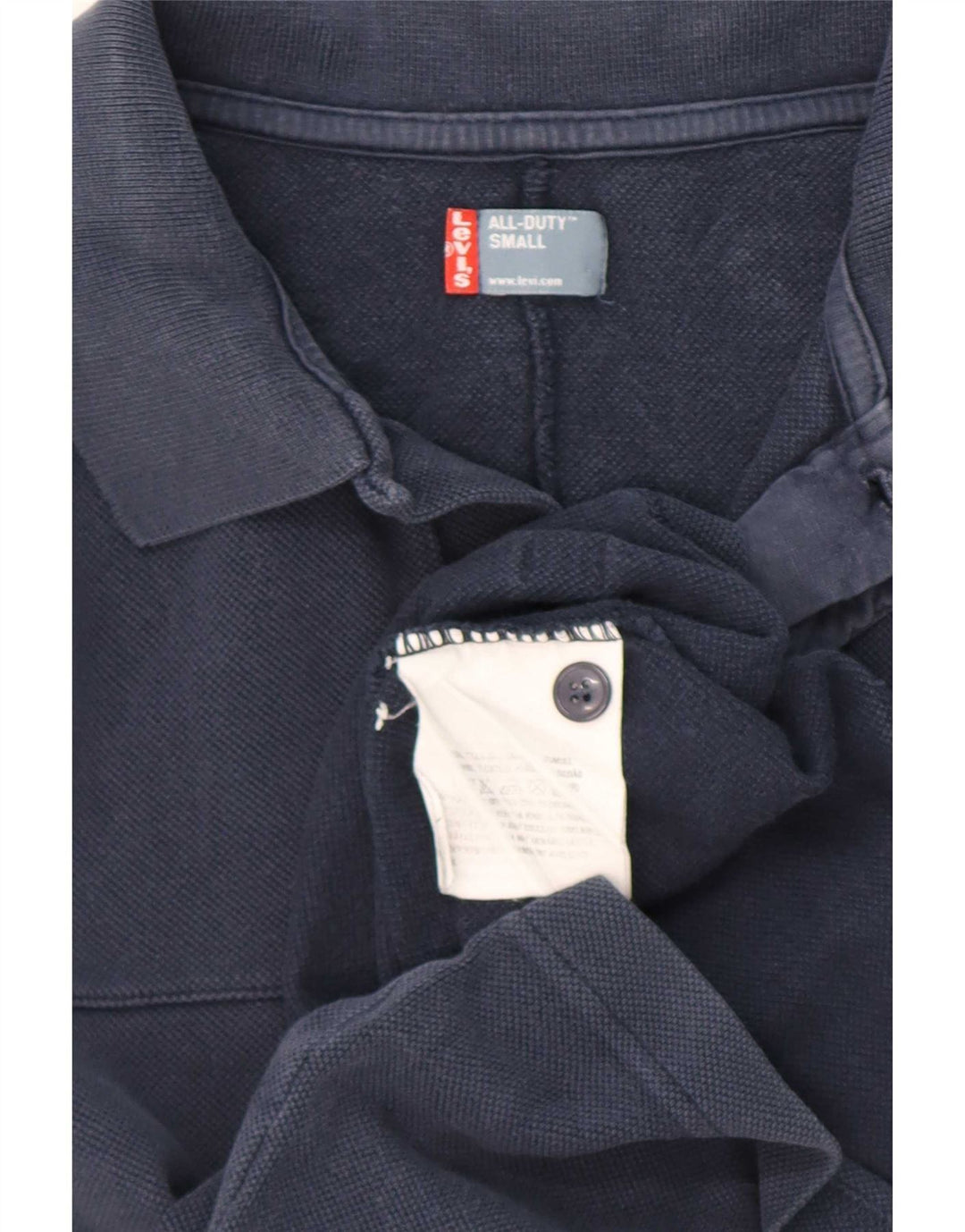 Levi's herre poloskjorte lille marineblå bomuld