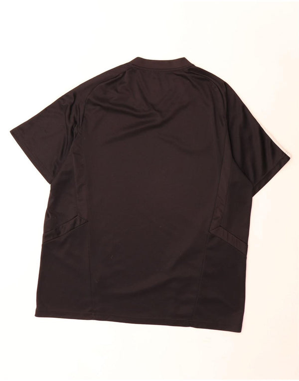 Adidas Herre Climacool T-Shirt Top XL Sort Polyester