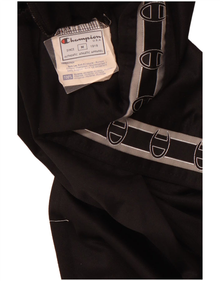 CHAMPION Dame grafisk træningsdragt Bukser UK 12 Medium Sort Polyester