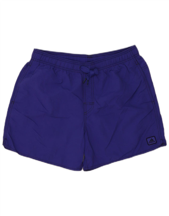 Adidas Badeshorts til mænd mellemlilla polyester