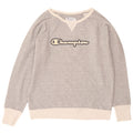 Champion Herre Grafisk Sweatshirt Jumper Large Grå Colourblock Polyester