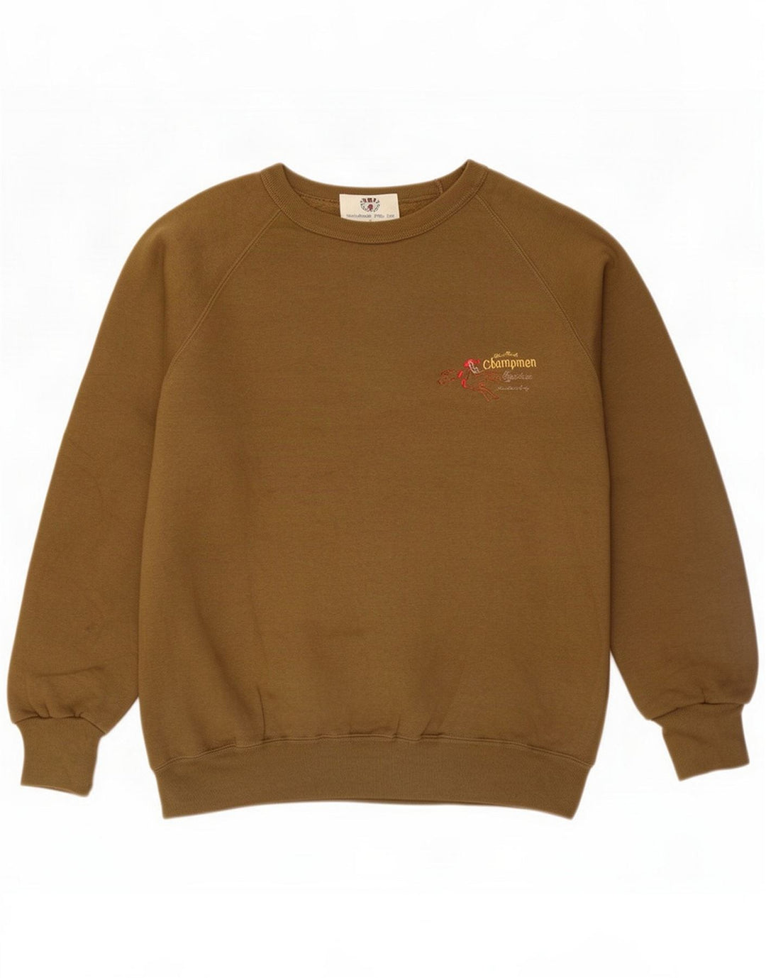 Vintage sweatshirt til mænd Stor brun bomuld