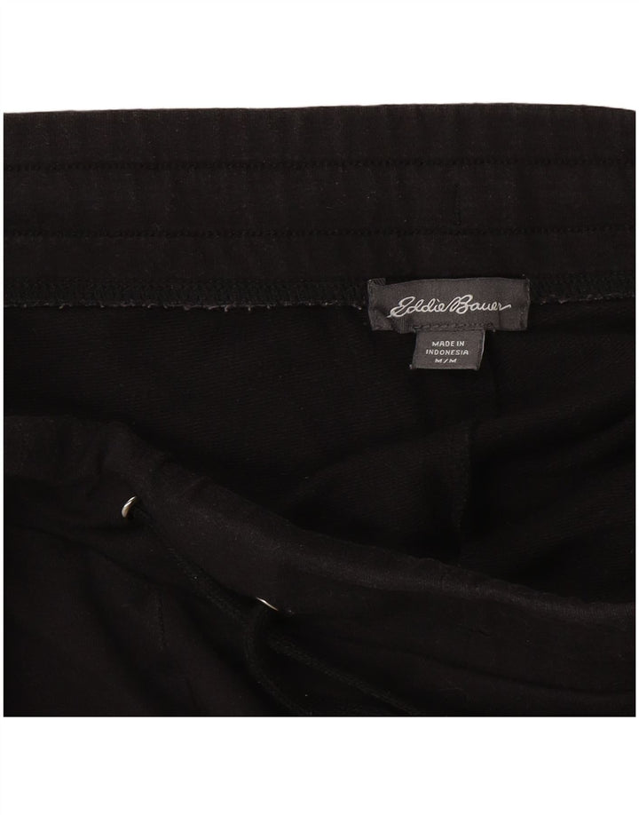 Eddie Bauer Dame Capri Træningsdragt Bukser UK 12 Medium Sort
