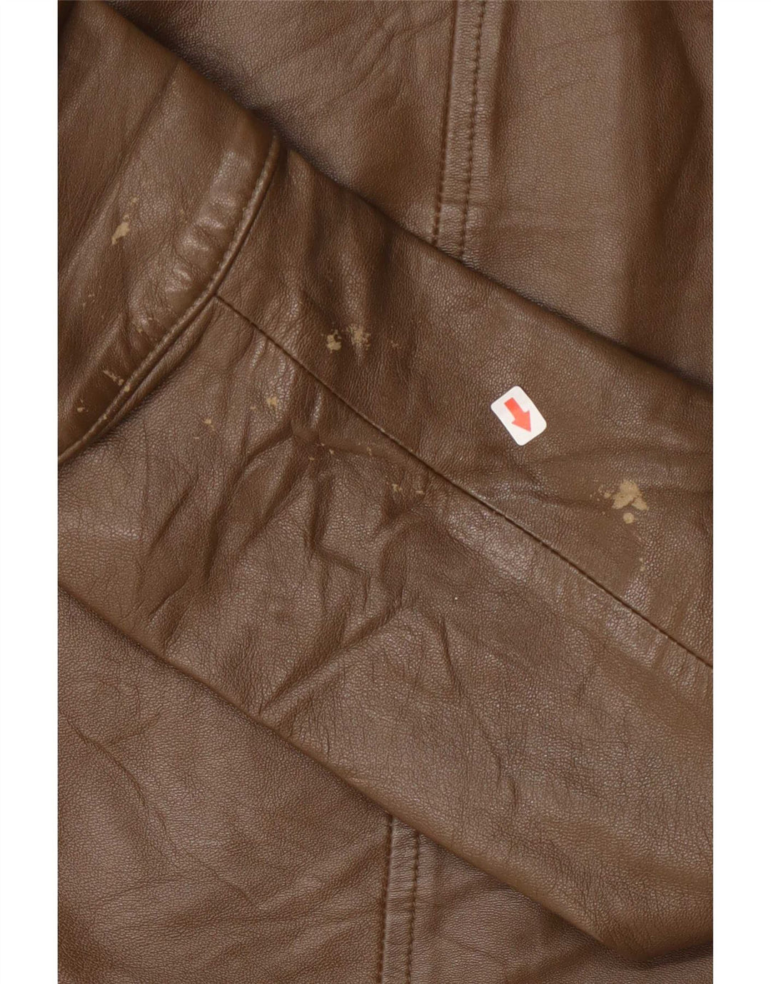 MONTANA Dame Læderjakke IT 44 Medium Brun