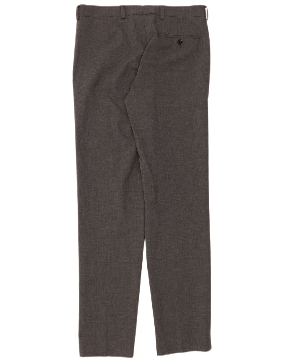 Marks & Spencer Herre Skræddersyet Fit Slim Suit Bukser W32 L33 Grå Uld