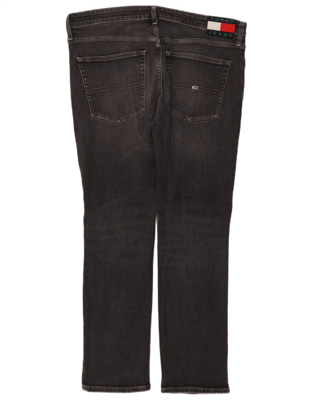 Tommy Hilfiger Herre Slim Jeans W38 L32 Grå Bomuld