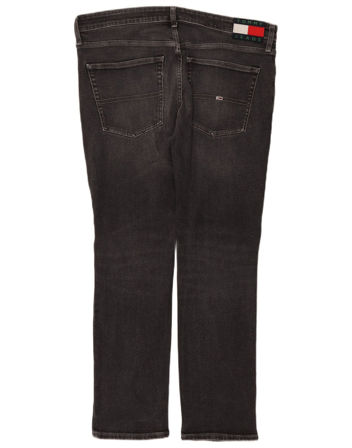Tommy Hilfiger Herre Slim Jeans W38 L32 Grå Bomuld