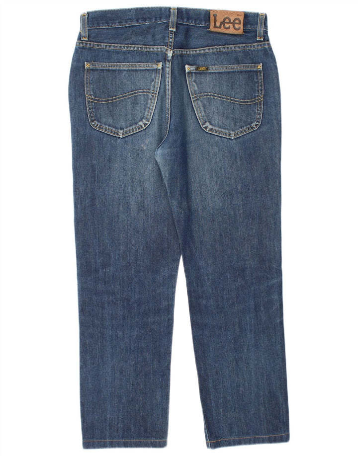 LEE Herre Chicago Straight Jeans W32 L26 Blå Bomuld