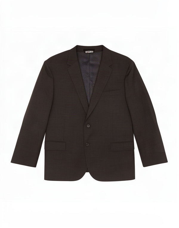 Marks & Spencer Herre 2 Button Blazer Jacket UK 46 XL Sort Polyester