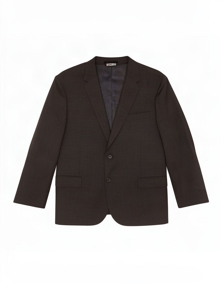 Marks & Spencer Herre 2 Button Blazer Jacket UK 46 XL Sort Polyester