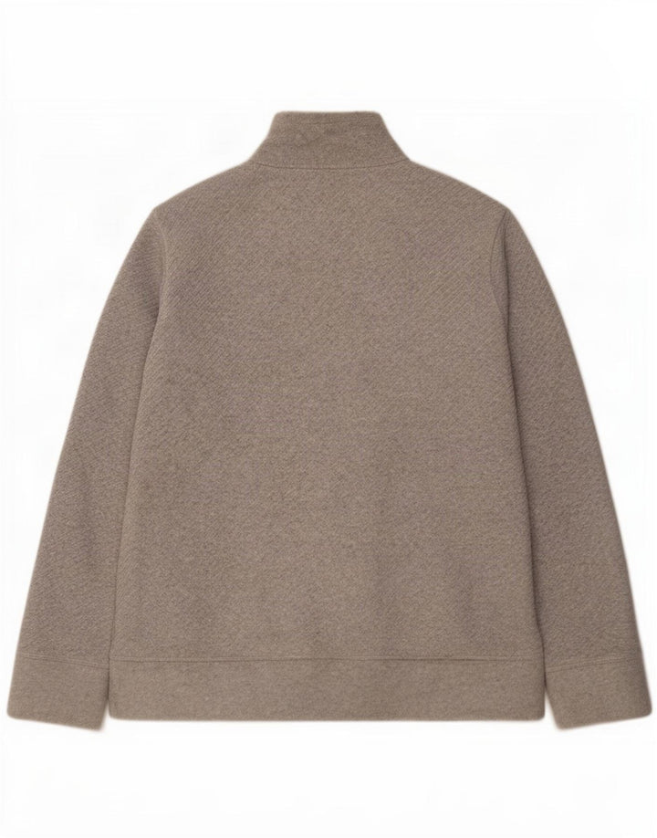 Marks & Spencer Fleecejakke til kvinder UK 16 Stor grå polyester