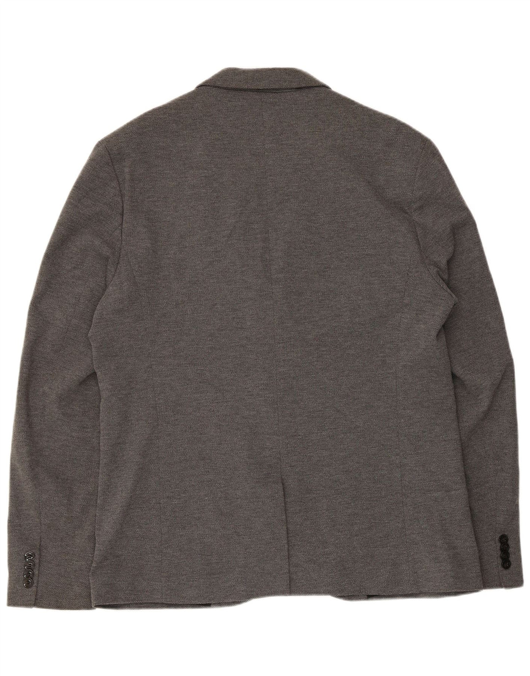 Vintage herre 2-knaps blazerjakke UK 38 Medium Grey Bomuld