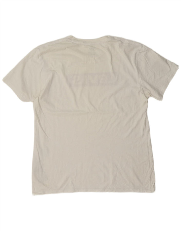 Levi's Herre grafisk T-shirt top mellem hvid bomuld