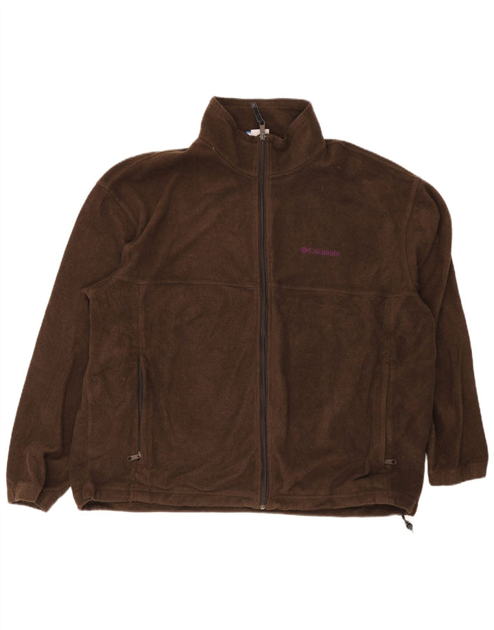 Columbia Herre Fleecejakke UK 44 2XL Brun Polyester