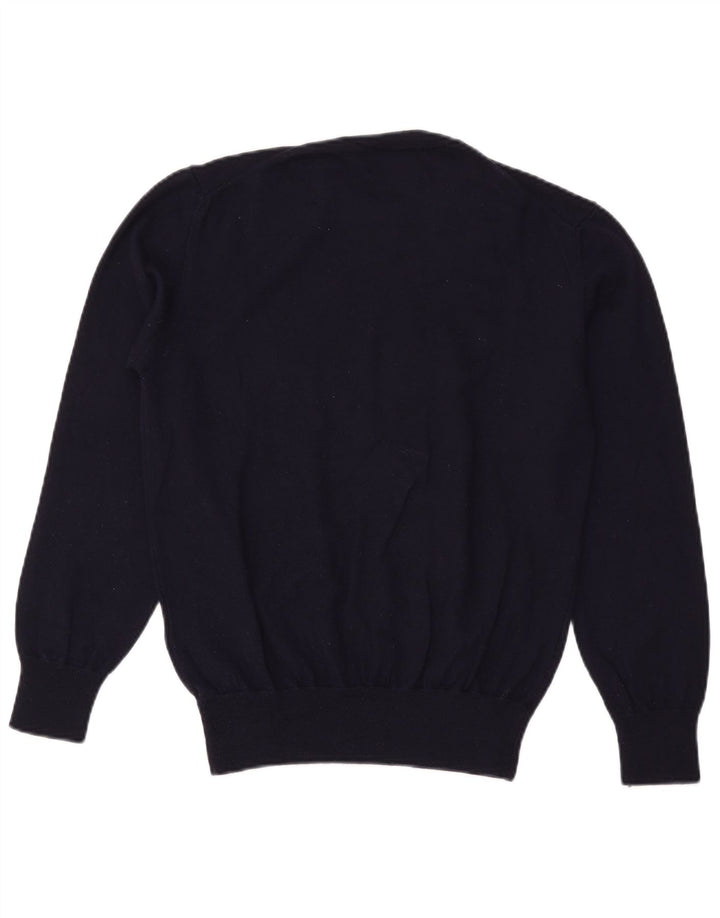 Refrigiwear Herre Crew Neck Jumper Sweater XL Navy Blue Wool