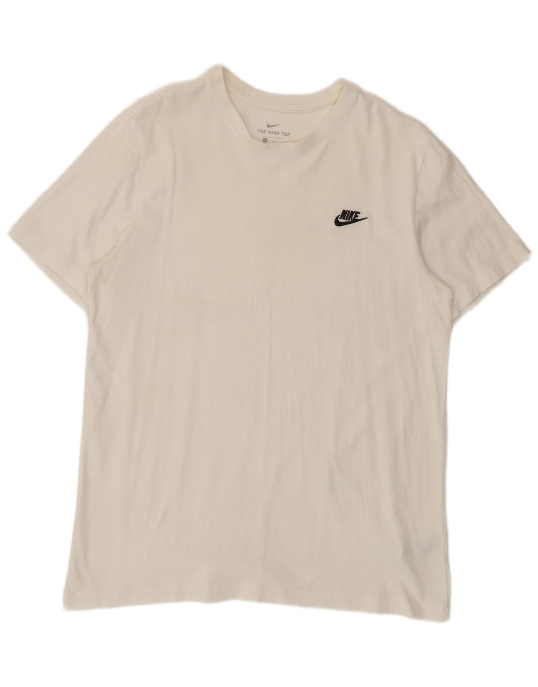 Nike T-shirt top til mænd, stor hvid bomuld
