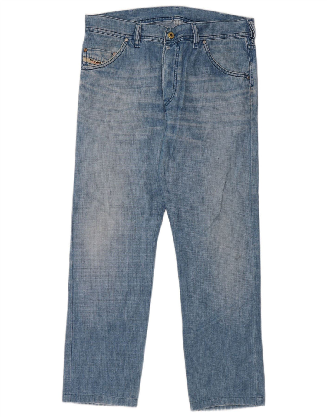 Diesel Straight Jeans til mænd W31 L28 Blå Bomuld