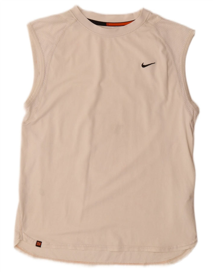 Nike Herrevest Top Lille Hvid Polyester