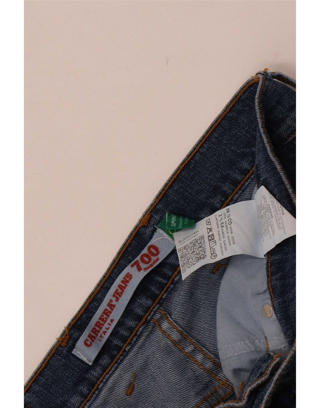 Carrera Herre 700 Distressed Slim Jeans W33 L34 Blå Bomuld