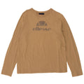 Ellesse Dame Grafisk Top Langærmet UK 16 Stor Brun