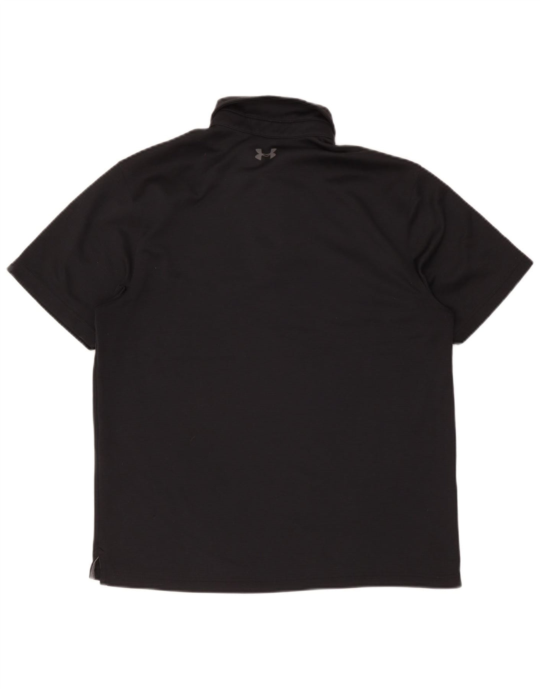 Under Armour Herre Polo Shirt Stor Sort Polyester