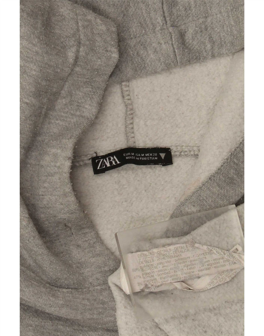Zara Herre hættetrøje Jumper Medium Grey Polyester