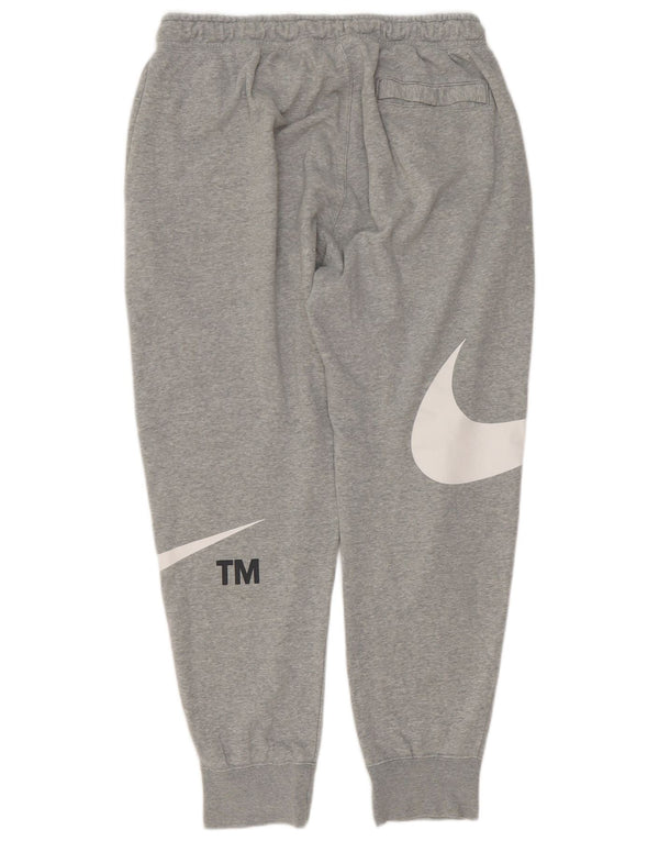 Nike Herre Swoosh Grafisk træningsdragt Bukser Joggers XL Grå Flecked Bomuld